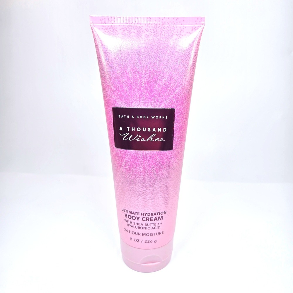 Bath & Body Works A Thousand Wishes Ultimate Hydration Body Cream 8 oz New